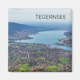 Tegernsee Bavaria Lake Germany Panorama Souvenir Magneet