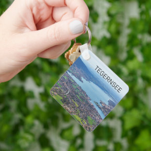 Tegernsee Bavaria Lake Germany Panorama Souvenir Sleutelhanger