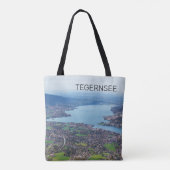 Tegernsee Bavaria Lake Germany Panorama Souvenir Tote Bag (Achterkant)