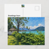 Tegernsee bij de Alpen Briefkaart (Voorkant / Achterkant)