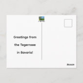 Tegernsee bij de Alpen Briefkaart (Achterkant)