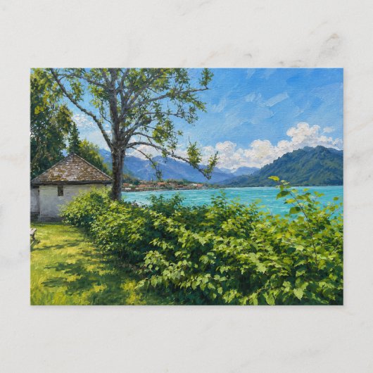 Tegernsee bij de Alpen Briefkaart (Voorkant)