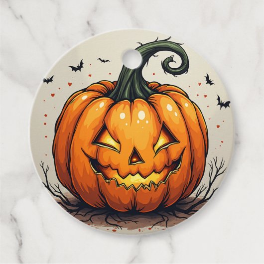 Tegg voor Halloween Bedankjes Labels (Voorkant)