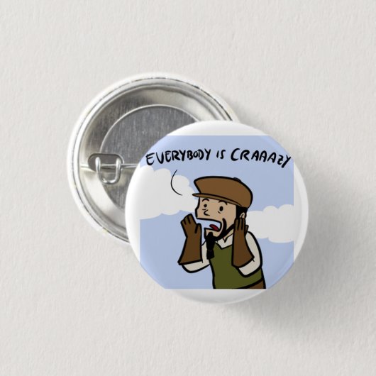 Tegnar Ronde Button 3,2 Cm (Voorkant /achterkant)