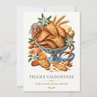 Tegole Valdostane – Italiaans Klassiek Dessert Kaart