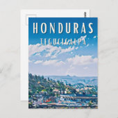 Tegucigalpa: geschiedenis en moderniteit briefkaart (Voorkant / Achterkant)