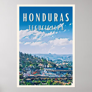Tegucigalpa: geschiedenis en moderniteit poster