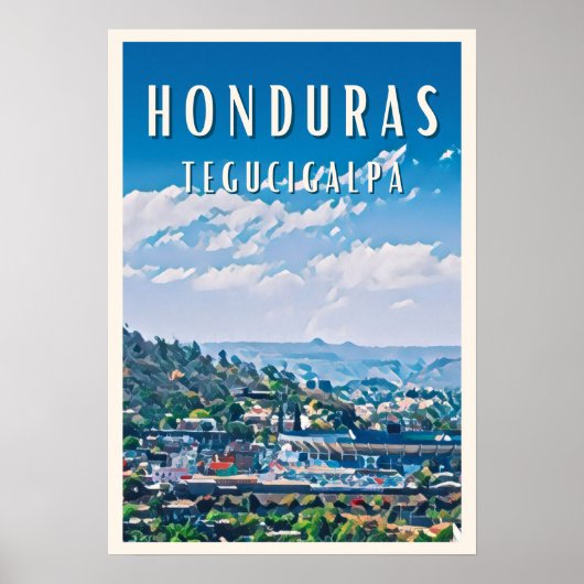Tegucigalpa: geschiedenis en moderniteit poster (Voorkant)
