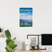 Tegucigalpa: geschiedenis en moderniteit poster (Thuiskantoor)