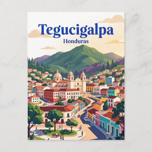 Tegucigalpa Honduras Briefkaart (Voorkant)
