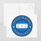Tegucigalpa Honduras Briefkaart (Voorkant / Achterkant)