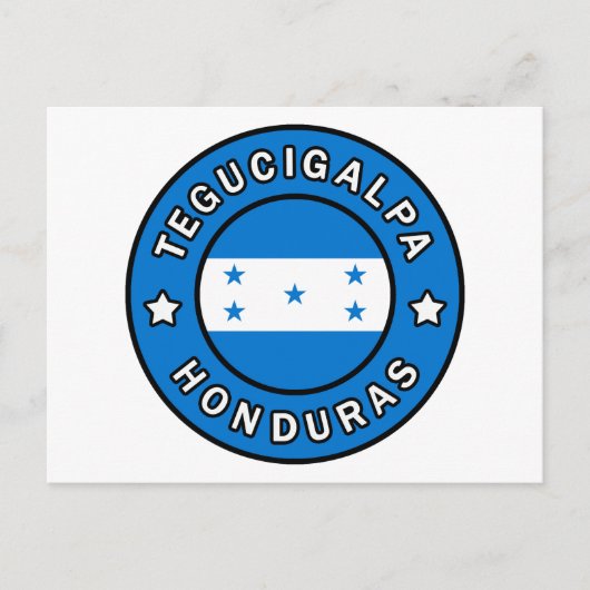 Tegucigalpa Honduras Briefkaart (Voorkant)