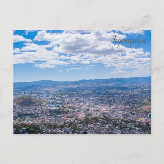 Tegucigalpa, Honduras Cityscape Briefkaart (Voorkant)
