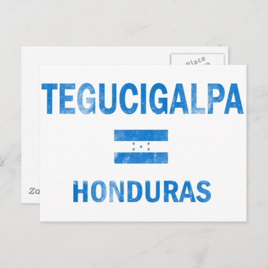 Tegucigalpa Honduras Design Briefkaart (Voorkant / Achterkant)