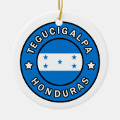 Tegucigalpa Honduras Keramisch Ornament (Voorkant)