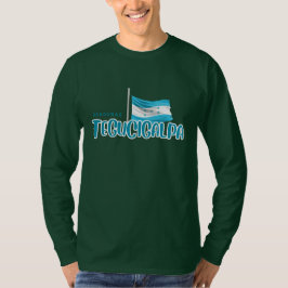 Tegucigalpa met Hondurese vlag T-shirt
