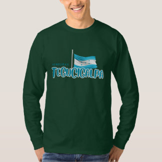 Tegucigalpa met Hondurese vlag T-shirt
