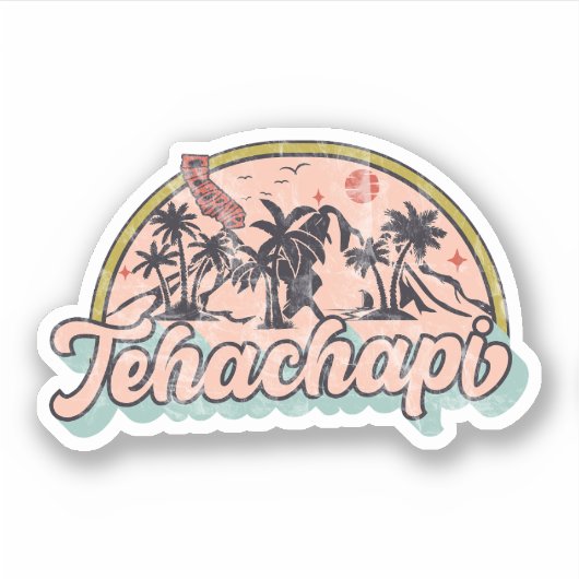 Tehachapi, Californië Sticker (Voorkant)