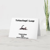 Tehachapi Loop Kaart (Achterkant)