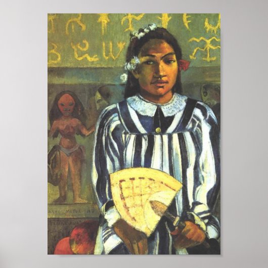 'Tehamana heeft veel ankers' - Paul Gauguin print (Voorkant)