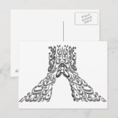 teheran 1 briefkaart (Voorkant / Achterkant)