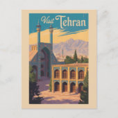 Teheran Iran Golestan Paleis Illustratie Reizen Briefkaart (Voorkant)