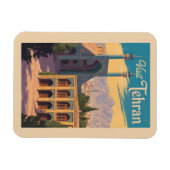 Teheran Iran Golestan Paleis Illustratie Reizen Magneet (Horizontaal)