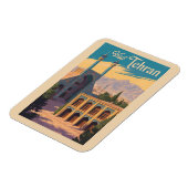 Teheran Iran Golestan Paleis Illustratie Reizen Magneet (Linkerzijde)