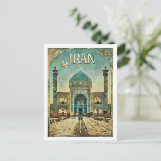 Teheran Iran Perzië  Beroemde Reisplaats Briefkaart (Staand voorkant)