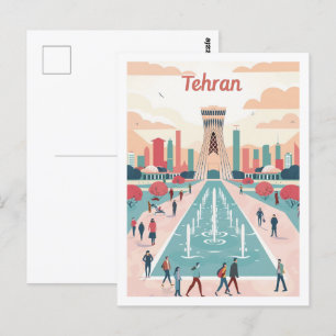 Teheran Iran Perzië  Beroemde Reisplaats Briefkaart