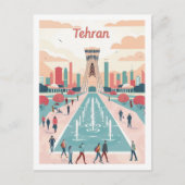 Teheran Iran Perzië  Beroemde Reisplaats Briefkaart (Voorkant)