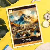 Teheran, Iran |  schilderij Briefkaart