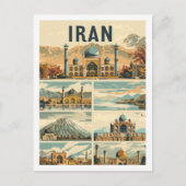Teheran Iran Vintage Beroemde Reisplaats Briefkaart (Voorkant)