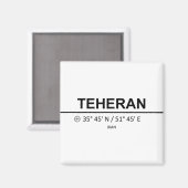 Teheran Magneet (Voorkant / Achterkant)