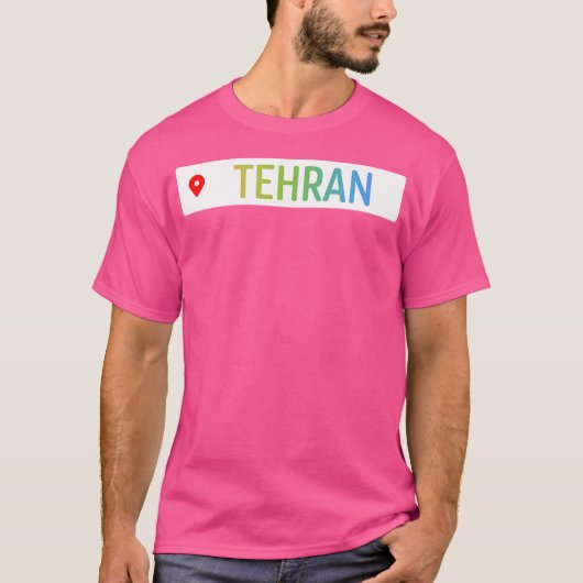 Teheran Rainbow Iran T-shirt (Voorkant)