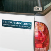 Tehol/Bugg 2020 - Kippensoep voor de Verdronkenen Bumpersticker (Op Truck)