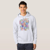 Tehran Iran City Map Hoodie (Voorkant volledig)