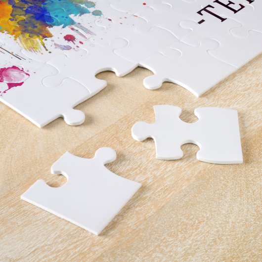 Tehran Iran Skyline Legpuzzel (Zijkant)