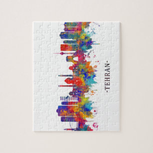 Tehran Iran Skyline Legpuzzel