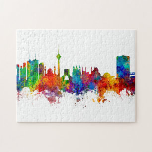 Tehran Iran Skyline Legpuzzel