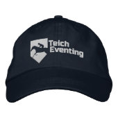 Teich Eventing Baseball Hat Geborduurde Pet (Voorkant)