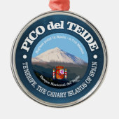 Teide Metalen Ornament (Voorkant)