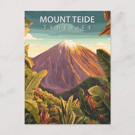 Teide Tenerife Canarische Eilanden Briefkaart (Voorkant)