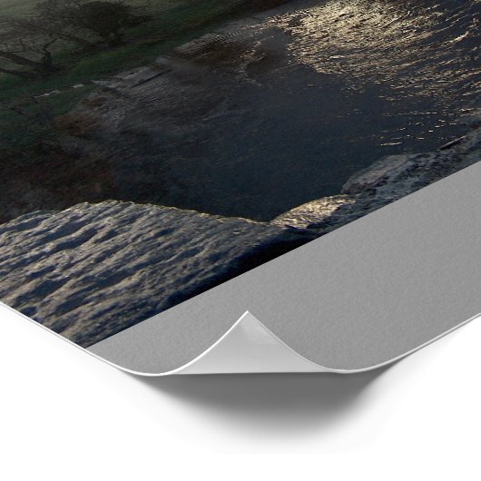 Teifi Sunset Poster (Hoek)