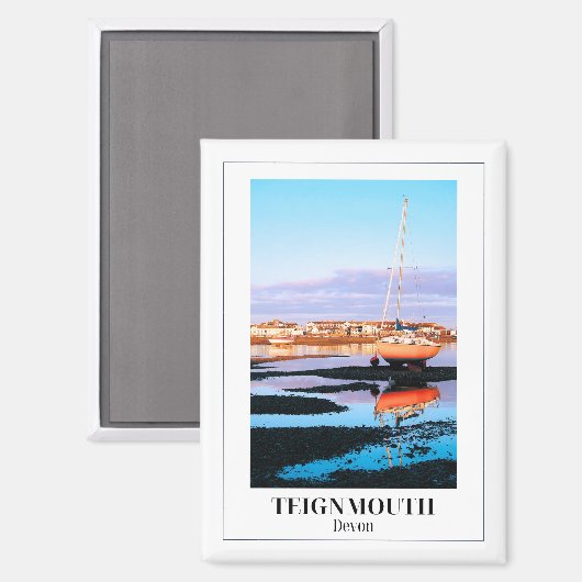 Teign, Teignbridge, Devon Magneet (Voorkant / Achterkant)