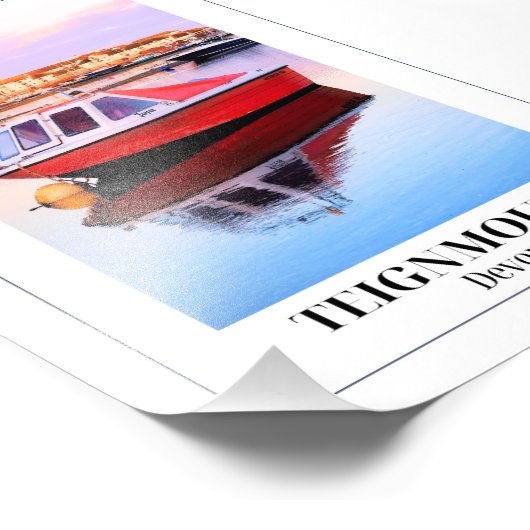 Teign, Teignmouth, Devon Foto Afdruk (Hoek)