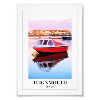Teign, Teignmouth, Devon Foto Afdruk