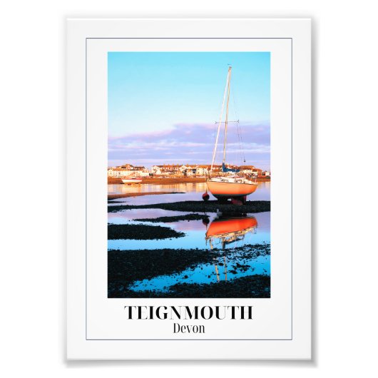Teign, Teignmouth, Devon Foto Afdruk (Voorkant)