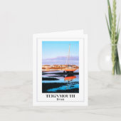 Teign, Teignmouth, Devon Kaart (Voorkant)