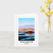 Teign, Teignmouth, Devon Kaart (Gele Bloem)